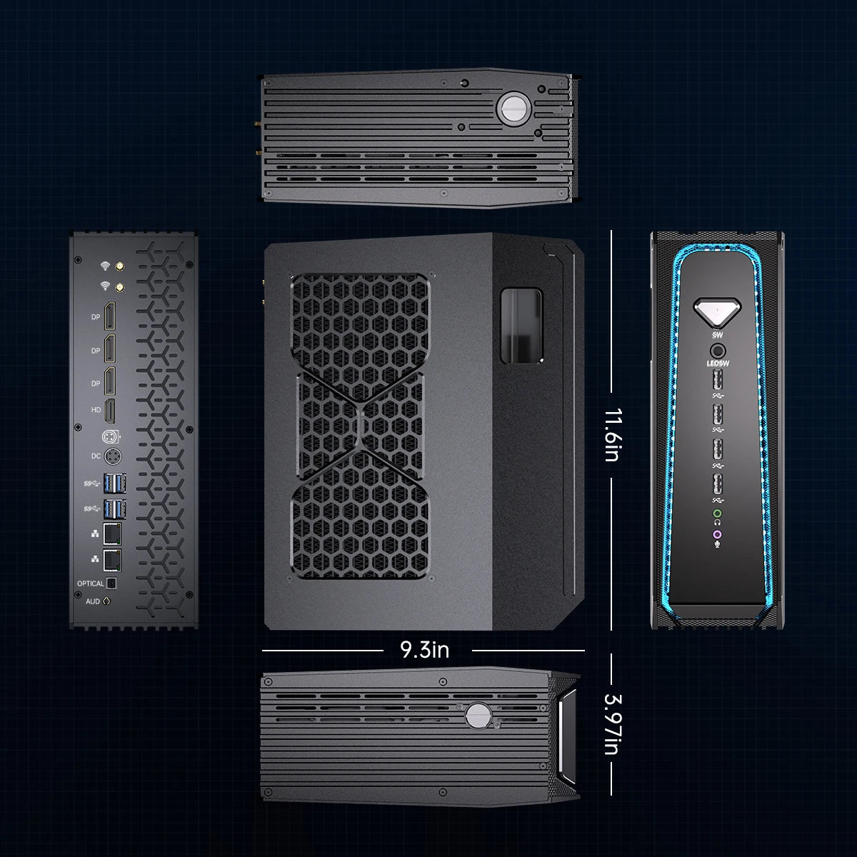 MSECORE  SL800 Liquid cooled computer Gaming PC Intel Core I5  I7 I9 RTX4070 12G Windows 11  DDR5 NVMe SSD Desktop Gaming PC