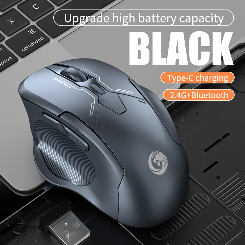 Xiaomi Bluetooth Wireless Mouse Dual-mode Rechargeable Silent Mechanical Office Gaming  Universal Mouse For PC Android IOS