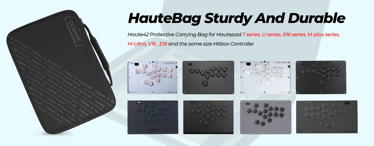 Haute42 Magnetic Stickless Arcade Controller Keyboard C16-S Hitbox Leverless Controller For PC/PS4/PS5/Switch Fight Stick Hitbox