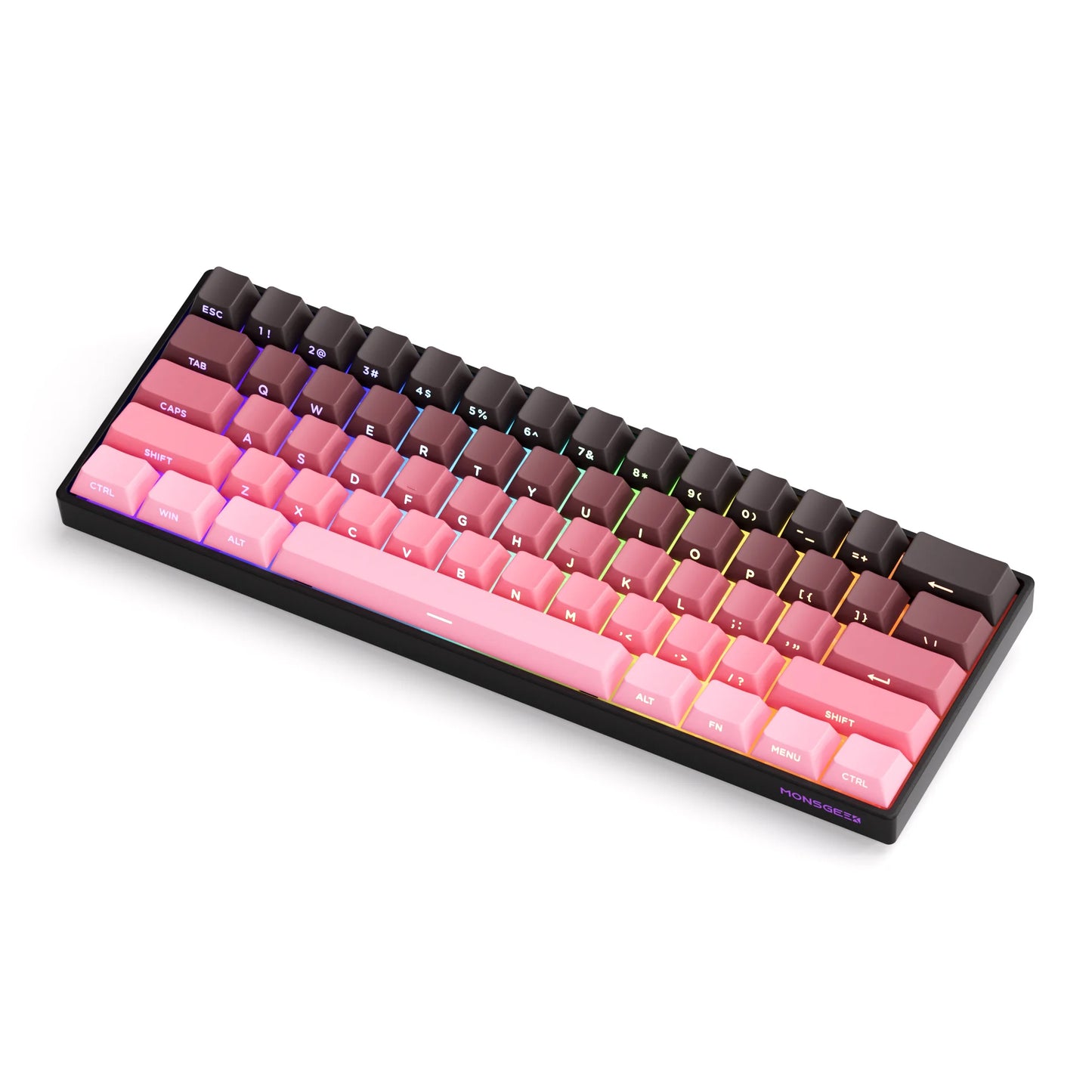 MONSGEEK FUN60 Mechanical Keyboard Magnetic Switch 60% Gaming Keyboard Rapid Trigger 0.01 mm 8K HE/TMR eSports Custom Keyboard