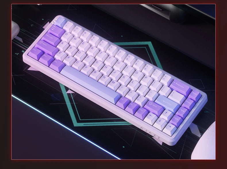 AJAZZ AK680 MAX Mechanical Keyboard HE Hall Effect Switch 60% 8k/1K RGB Wired/Wireless Gaming Rapid Trigger Magnetic Keyboard