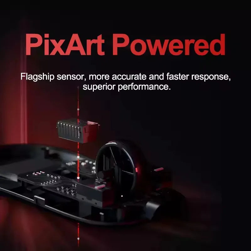 ATK VXE MAD R MAJOR Gaming E-Sports Mouse Ultra-lightweight Dual-Mode PAW3395/3950 Sensor Ergonomic Mice Standard 8K