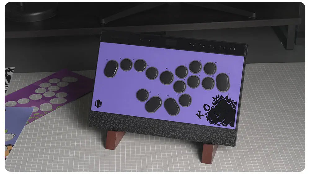 Haute42 Magnetic Stickless Arcade Controller Keyboard C16-S Hitbox Leverless Controller For PC/PS4/PS5/Switch Fight Stick Hitbox