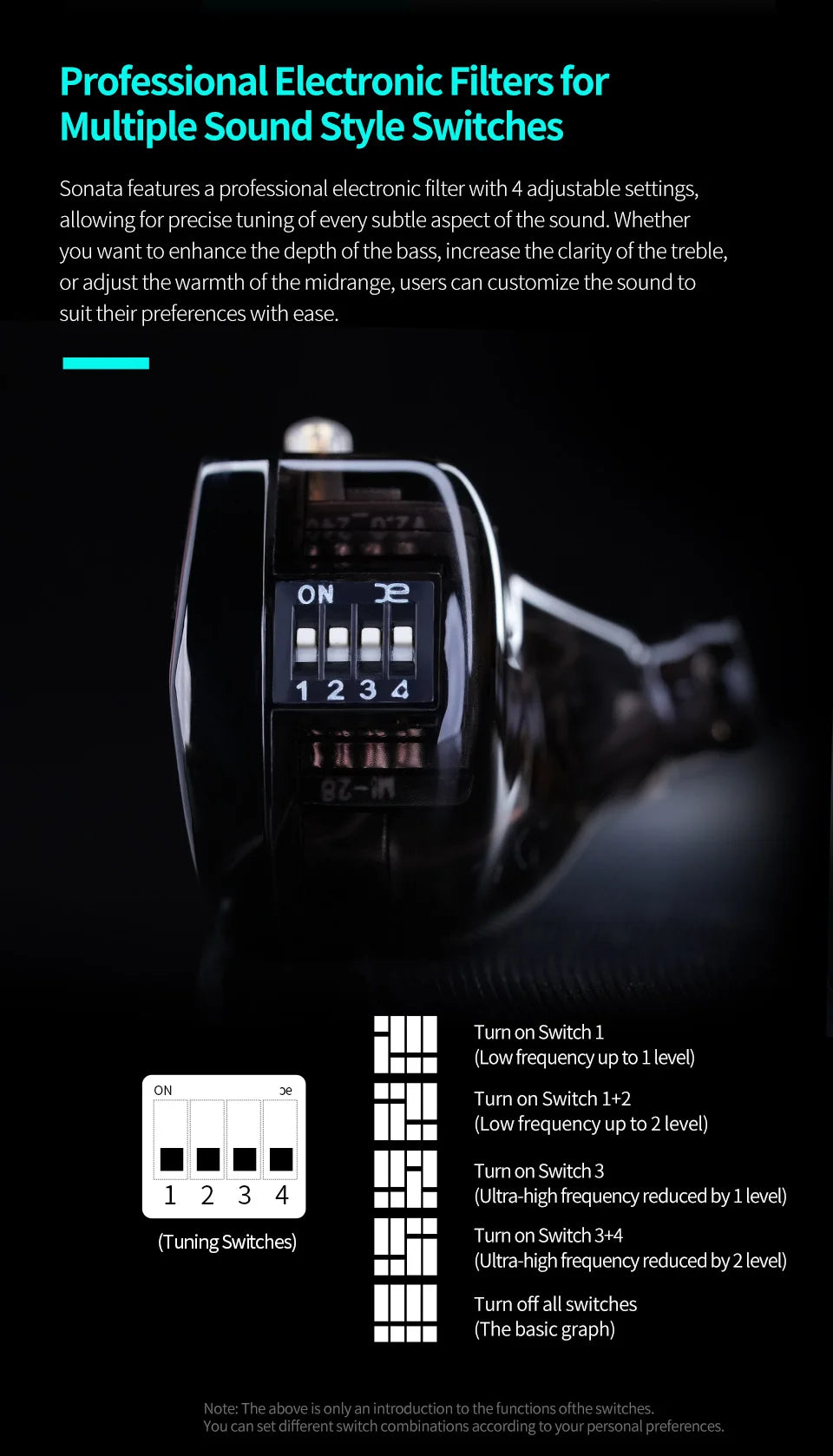 KZ Sonata 28BA Units Upgraded HIFI Headphones On-ear tunable balanced armour unit Wired gaming headphones