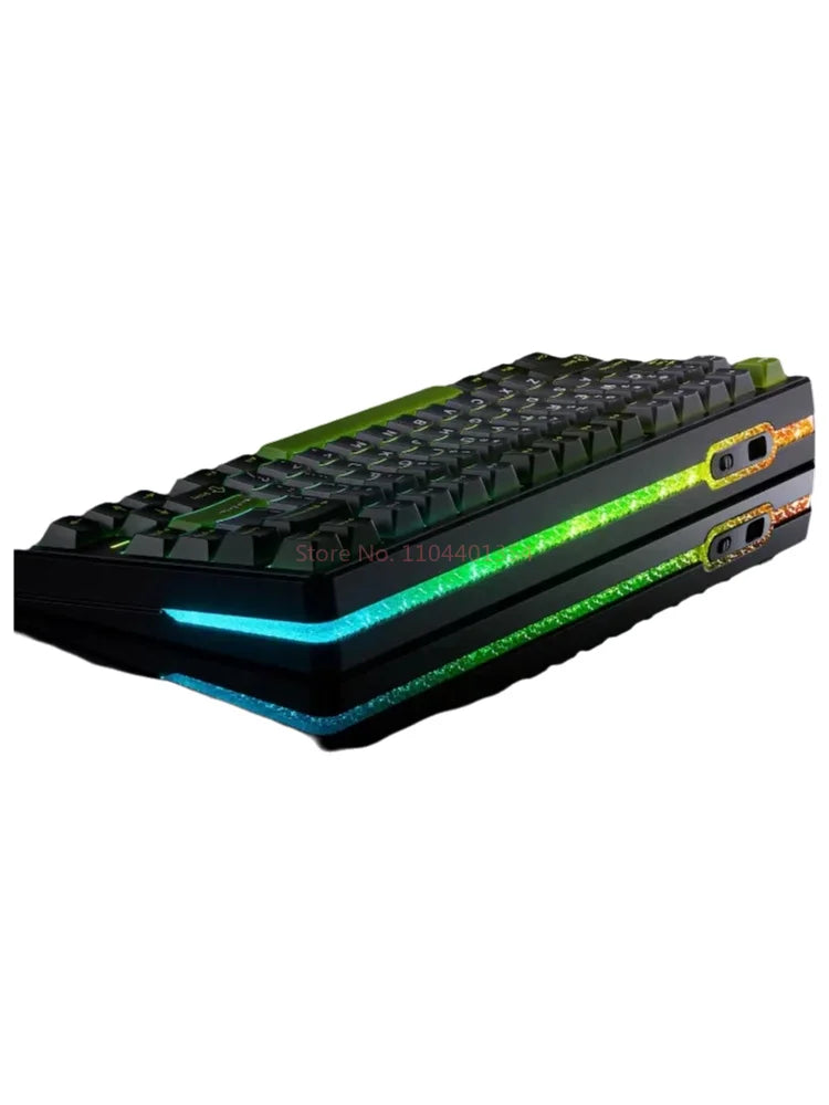 New VGN Ultra Pro He Neon Series Three-Mode Wireless Bluetooth Magnetic Axis Gaming Gasket Hot-Swappable Rgb Mechanical Keyboar