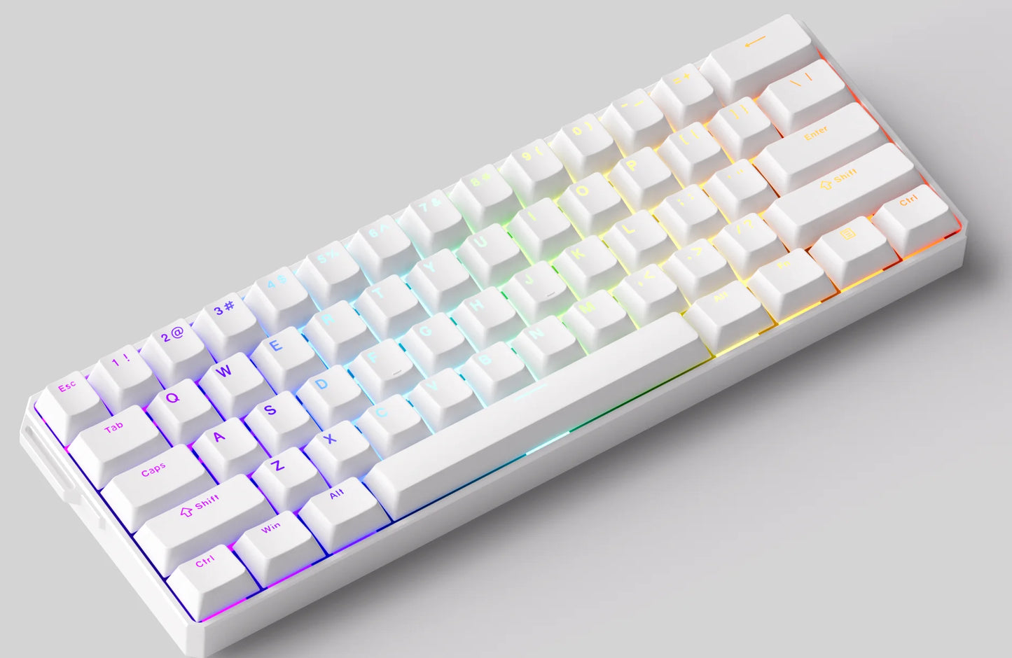 MONSGEEK FUN60 Mechanical Keyboard Magnetic Switch 60% Gaming Keyboard Rapid Trigger 0.01 mm 8K HE/TMR eSports Custom Keyboard