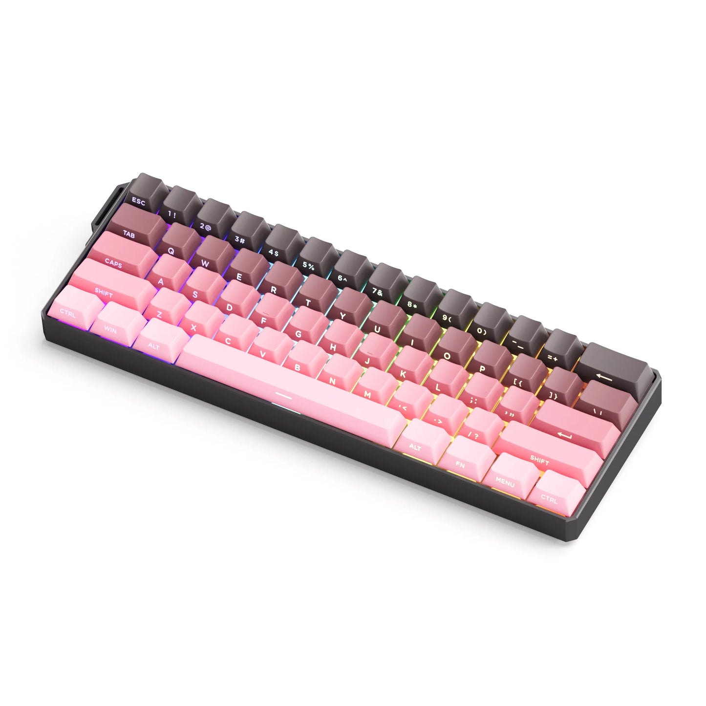 MONSGEEK FUN60 Mechanical Keyboard Magnetic Switch 60% Gaming Keyboard Rapid Trigger 0.01 mm 8K HE/TMR eSports Custom Keyboard