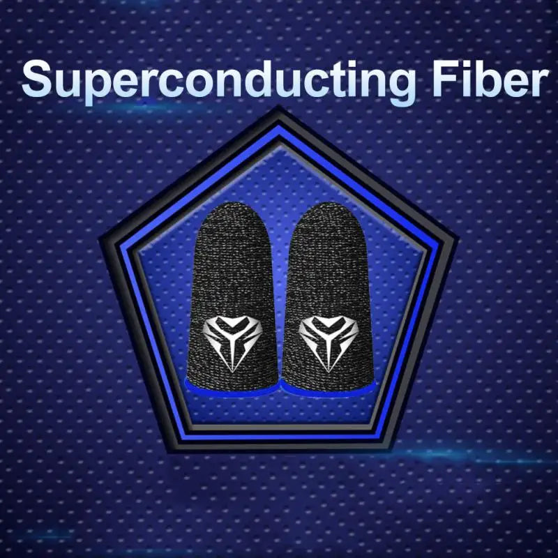 10 Pcs Mobile Game Fingertip Gloves Sweatproof Anti-slip Touch Screen Finger Sleeve Breathable Gaming Fingertip Cover For Gamer