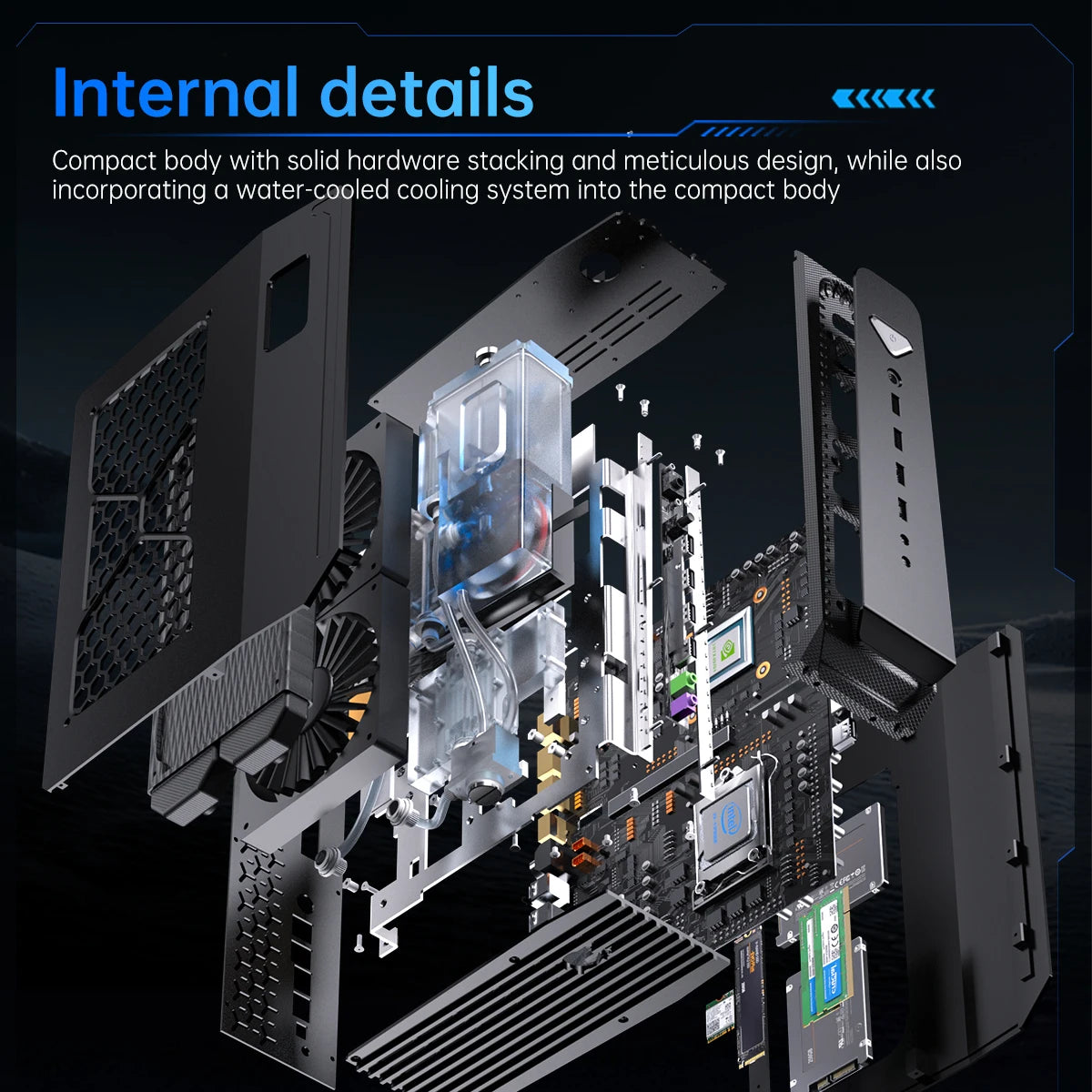 MSECORE  SL800 Liquid cooled computer Gaming PC Intel Core I5  I7 I9 RTX4070 12G Windows 11  DDR5 NVMe SSD Desktop Gaming PC