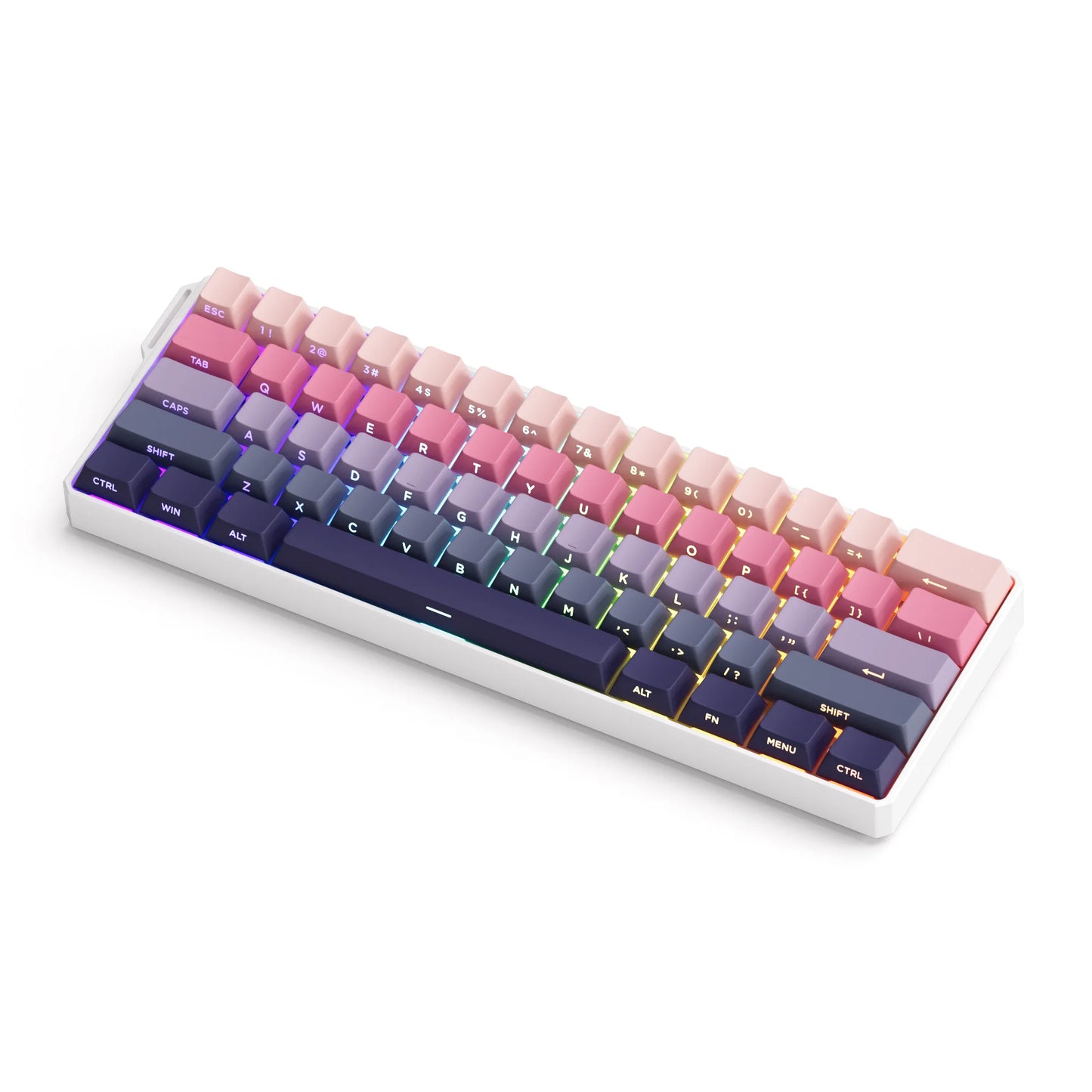 MONSGEEK FUN60 Mechanical Keyboard Magnetic Switch 60% Gaming Keyboard Rapid Trigger 0.01 mm 8K HE/TMR eSports Custom Keyboard