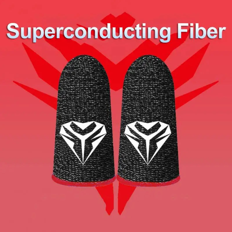 10 Pcs Mobile Game Fingertip Gloves Sweatproof Anti-slip Touch Screen Finger Sleeve Breathable Gaming Fingertip Cover For Gamer