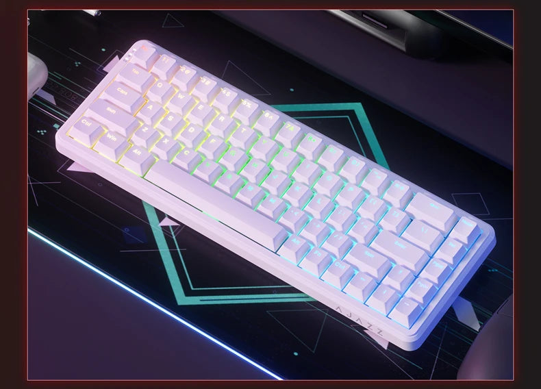 AJAZZ AK680 MAX Mechanical Keyboard HE Hall Effect Switch 60% 8k/1K RGB Wired/Wireless Gaming Rapid Trigger Magnetic Keyboard