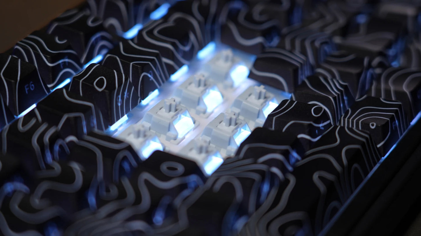 AULA F75Pro Gasket Mounted Wireless Gaming Mechanical Keyboard RGB Customized 75% Layout Side-engraving PBT Keycaps