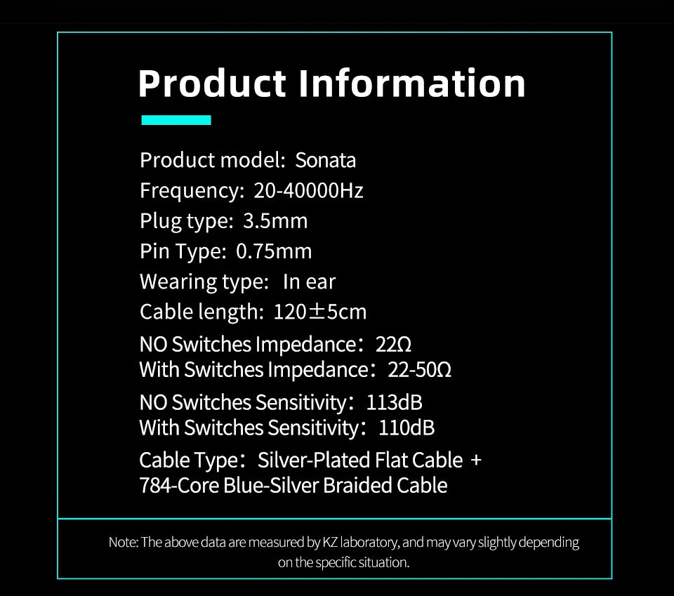 KZ Sonata 28BA Units Upgraded HIFI Headphones On-ear tunable balanced armour unit Wired gaming headphones
