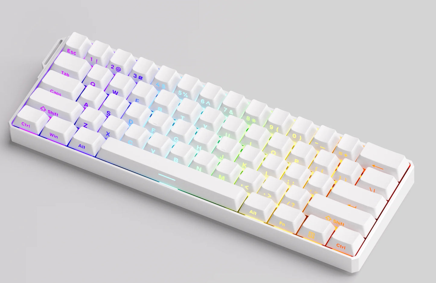 MONSGEEK FUN60 Mechanical Keyboard Magnetic Switch 60% Gaming Keyboard Rapid Trigger 0.01 mm 8K HE/TMR eSports Custom Keyboard