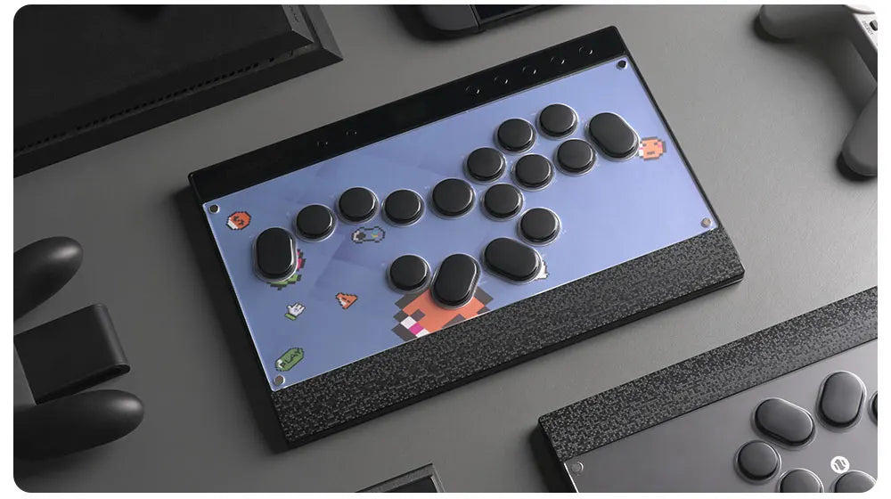 Haute42 Magnetic Stickless Arcade Controller Keyboard C16-S Hitbox Leverless Controller For PC/PS4/PS5/Switch Fight Stick Hitbox
