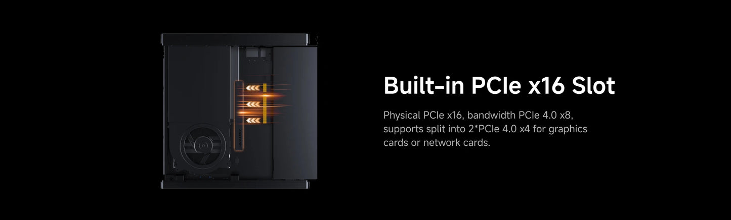 MINISFORUM MS-A2 MINI PC AMD Ryzen 9 9955HX PC Windows 11 Pro Support 96GB DDR5 64GB 1TB SSD U.2 NVME Support 10G SFP+ PC Gaming