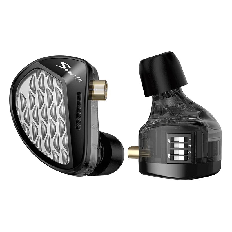 KZ Sonata 28BA Units Upgraded HIFI Headphones On-ear tunable balanced armour unit Wired gaming headphones