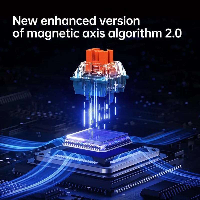 ACE60 Pro MCHOSE ACE68 Magnetic Keyboard Wired Mechanical for Gaming 0.01mm RapidTrigg 8000Hz SOCD/Rs 0.125ms 128K Sampling Rate