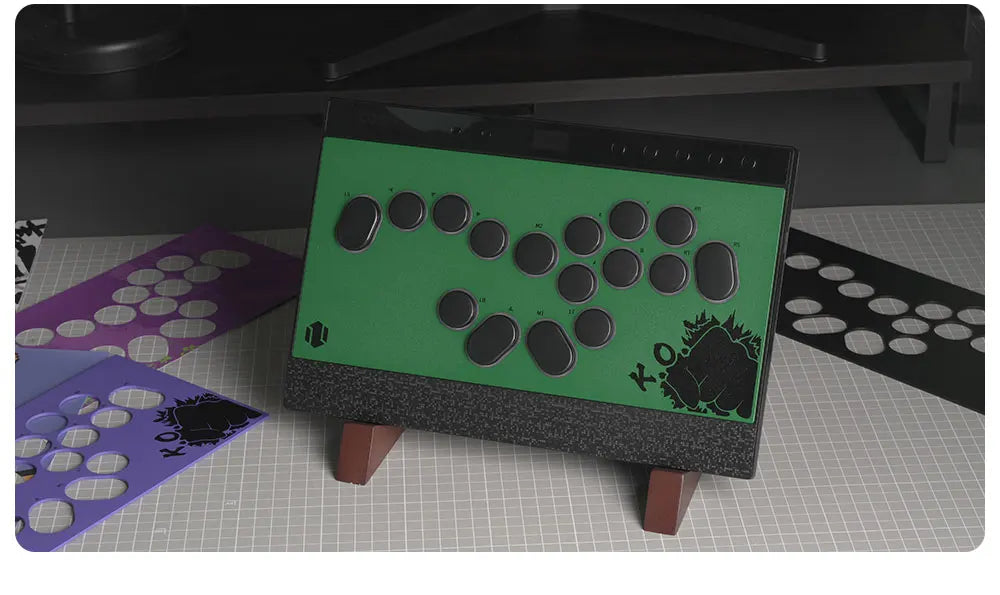 Haute42 Magnetic Stickless Arcade Controller Keyboard C16-S Hitbox Leverless Controller For PC/PS4/PS5/Switch Fight Stick Hitbox