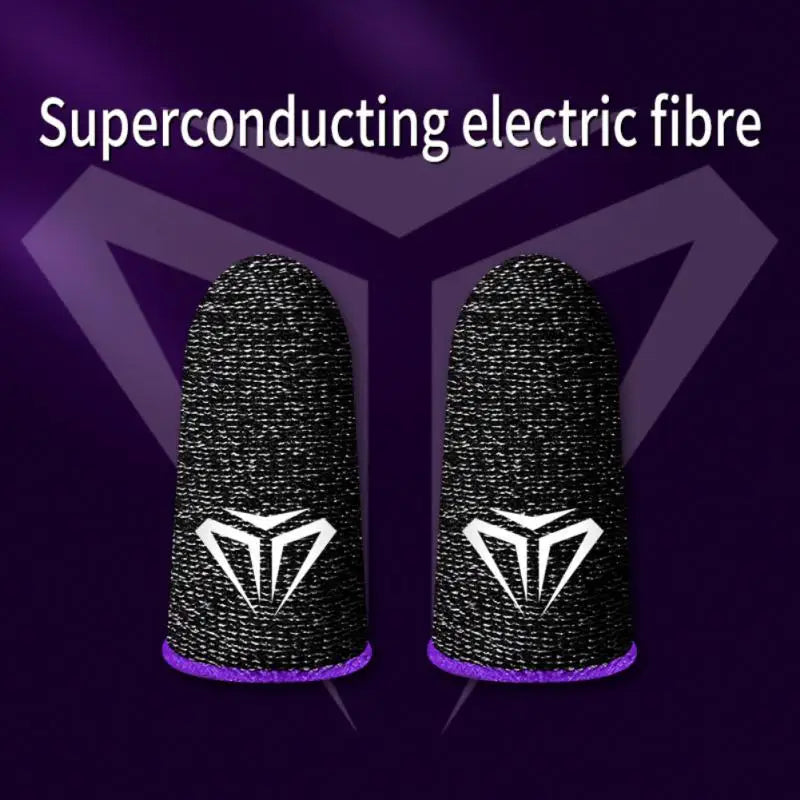 10 Pcs Mobile Game Fingertip Gloves Sweatproof Anti-slip Touch Screen Finger Sleeve Breathable Gaming Fingertip Cover For Gamer