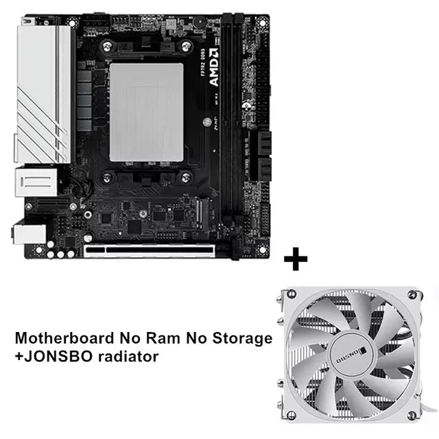 Topton NAS Gaming Motherboard AMD Ryzen 9 7940HS ES 7840HS ES 2xNVMe 4xSATA PCIEx8 2xDDR5 2x2.5G LAN Firewall NAS ITX Mainboard