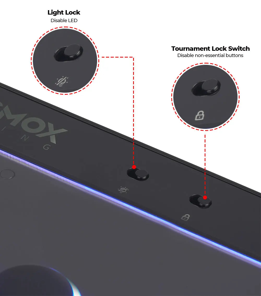 Haute42 Magnetic Stickless Arcade Controller Keyboard C16-S Hitbox Leverless Controller For PC/PS4/PS5/Switch Fight Stick Hitbox